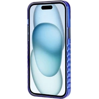 Audi IML Magnētiskais apvalks viedtālrunim iPhone 15 Plus/14 Plus ar lielu logotipu - zils