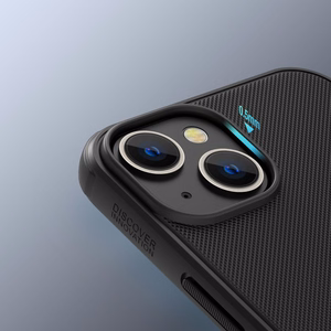 Nillkin Super Frosted Shield Pro viedtālruņa apvalks iPhone 14 Plus aizmugurējais apvalks sarkans