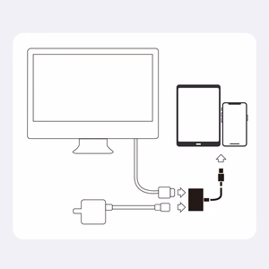 Joyroom S-H141 adapteris Lightning (vīr.) - HDMI FullHD 1080p 60Hz (siev.) / Lightning (siev.) - balts
