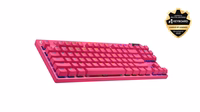 Logitech G PRO X TKL keyboard Gaming RF Wireless + Bluetooth QWERTY US International rozā