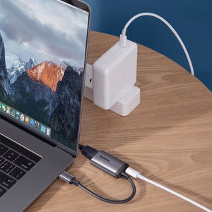 Baseus adapteris HUB - Type C uz VGA + Type C PD - (CAHUB-O0G) tumši pelēks