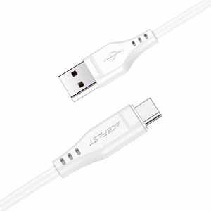 Acefast USB kabelis - USB Type C 1.2m, 3A melns (C3-04 melns)