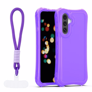 Safepop case with strap for Samsung Galaxy A36 5G / A56 5G / A37 5G purple
