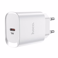 Tālruņa lādētājs Hoco USB C PD 20W N14 balts