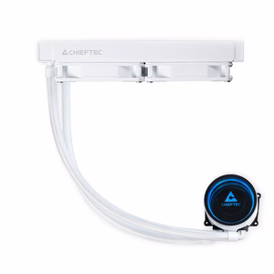 Chieftec ICEBERG 240-RGB-W Computer case All-in-one liquid cooler 12 cm balts