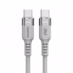 USB Kabelis Dudao LC5MAX pelēks Type-C / Type-C 100cm