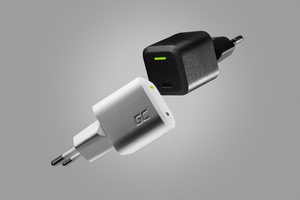 Green Cell PowerGaN 33W PD 3.0 QC 3.0 USB lādētājs 1× USB-C, balts