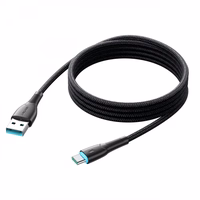 USB Kabelis Joyroom "SA32-AC3" Melns "Type-C" 100cm (līdz 3A)