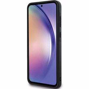 Hello Kitty Metāla logotipa Kitty Head apvalks Samsung Galaxy A55 - melns