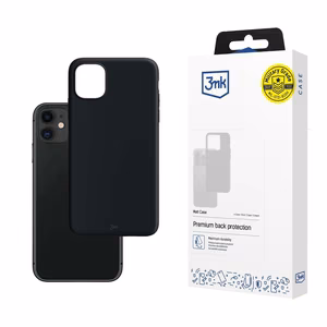 Apple iPhone 11 - 3mk matēts apvalks melns
