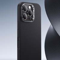 Benks Magnētiskais Armor Pro Kevlara viedtālruņa apvalks iPhone 16 Plus - metāla rāmis 600D - melns (m)