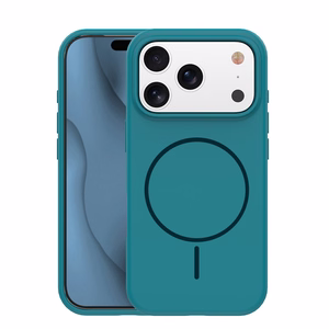 Silicone Thin Mag maciņš iPhone 17 6,3" tirkīza