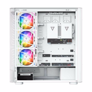 MODECOM Volcano AQ500 ARGB Midi balts