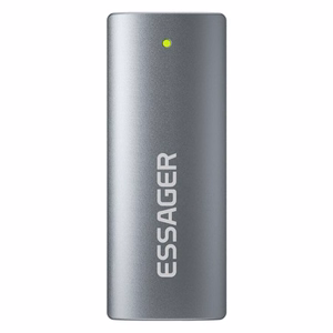 Adapteris Essager Zeus melns (In: Type-C / Out: Magsafe3)