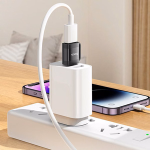 adapteris OTG USB C do USB A Hoco 3A UA31C melns