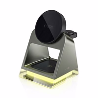 Tech-Protect QI15W-A43 3in1 bezvadu lādētājs ar MagSafe Apple ierīcēm - melns