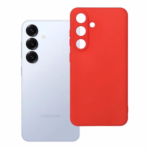 Mīksts viedtālruņa apvalks SAMSUNG S25 sarkans