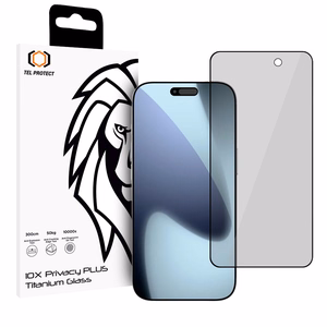 Tel Protect 10X Privacy Titanium rūdītais privātuma aizsargstikls Apple iPhone 17 Pro Max