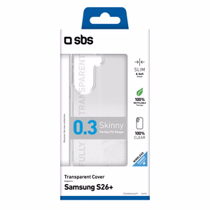 SBS Skinny Cover maciņš Samsung Galaxy S26 Plus, caurspīdīgs