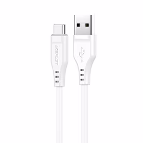Acefast USB kabelis - USB Type C 1.2m, 3A balts (C3-04 balts)