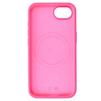Magnētisks plānais silikona viedtālruņa apvalks Iphone 16e (m) - rozā
