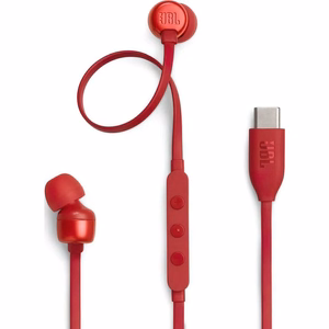 Stiepļu austiņas USB C JBL Tune 310C sarkanas
