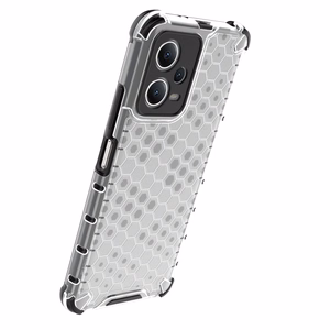 Honeycomb viedtālruņa apvalks Xiaomi Redmi Note 12 5G / Poco X5 5G bruņu hibrīda apvalks melns