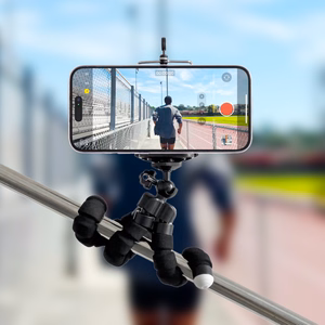 Elastīgs statīvs telefonam un selfiju kamerai