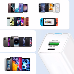 Wozinsky WWC-35W GaN USB-A + USB-C tīkla lādētājs - balts