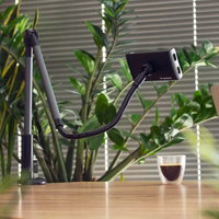 Wozinsky garš elastīgs tālruņa un planšetdatora turētājs melns (WTHBK5)