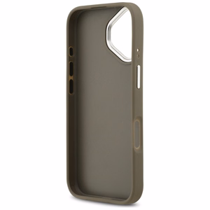 Guess graudainas lielā 4G klasiskā logotipa vāciņš iPhone 17 – brūns
