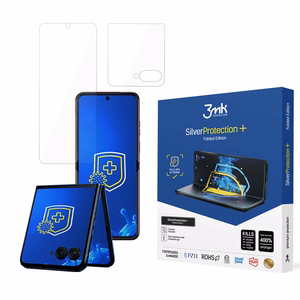 Antibakteriāla aizsargplēve 3mk SilverProtection+ Folded Edition Motorola Razr 50 Ultra
