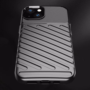 Thunder Case гибкий прочный защищённый TPU чехол для iPhone 13 mini зелёный