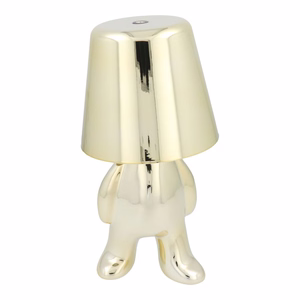 Galda lampa pie gultas GOLD MAN Art Deco stāvošs (versija 8) MLTL