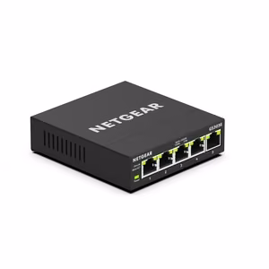 Netgear GS305E – pārvaldāms gigabitu Ethernet komutators, melns