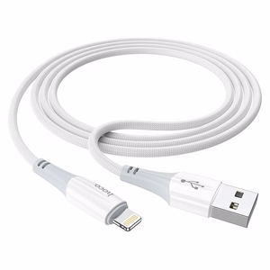 Cable USB A to Lightning Hoco 2,4A 1 m X70 white