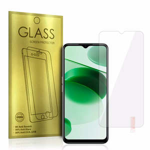 Закалённое стекло Gold для REALME C35
