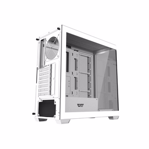 Darkflash DS900W datora korpuss bez ventilatoriem (balts)