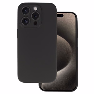 Viedtālruņa apvalks matēts IPHONE 15 PRO MAX melns