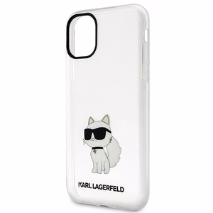 Karl Lagerfeld Ikonik Choupette чехол для iPhone 11 / Xr - прозрачный