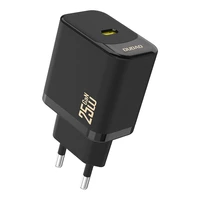 Dudao A27 25W GaN USB-C sienas lādētājs - melns
