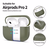 Tech-Protect silikona apvalks Apple AirPods Pro 1 / 2 - zaļš