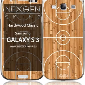 Nexgen Hardwood Classic 3D dekoratīvo uzlīmju komplekts Samsung Galaxy S3 tālrunim