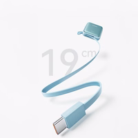 Joyroom JR-PBF27 22.5W 10000mAh portatīvais lādētājs ar diviem iebūvētiem kabeļiem - zelta