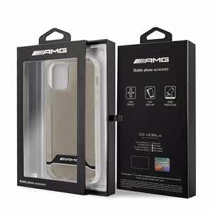 AMG Electroplate Black&White Case for iPhone 12 / 12 Pro - Transparent