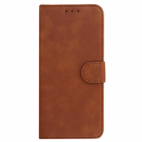 COMMON universāls grāmatas tipa viedtālruņa apvalks (IZMĒRS S) Iphone 12/13/Samsung S6/A5 2016/Xcover 4/S22/Huawei P8 2017, brūns