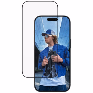 PanzerGlass īpaši plats EasyAligner rūdītais aizsargstikls iPhone 17 / 16 Pro viedtālrunim