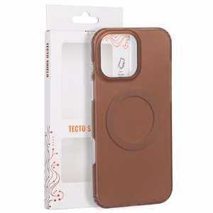 Tecto Shield Mistiq Mag vāciņš iPhone 16 Pro Max 6,9", brūns