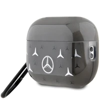 Mercedes MEAP28DPMGS AirPods Pro 2 (2022/2023) apvalks ar lielas zvaigznes rakstu, melns