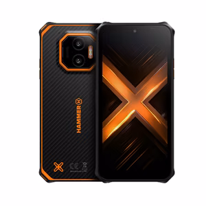 Hammer Energy X2 Black/Orange 6.1 " IPS 1560 x 720 pixels Mediatek Dimensity 6300 Internal RAM 6 GB 128 GB microSD Dual SIM 4G 5G Main camera resolution 50 MP Android 15 5000 mAh
